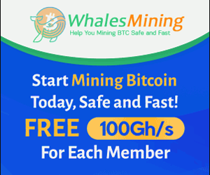 Whalesmining.com - Gratis Bitcoin Mining